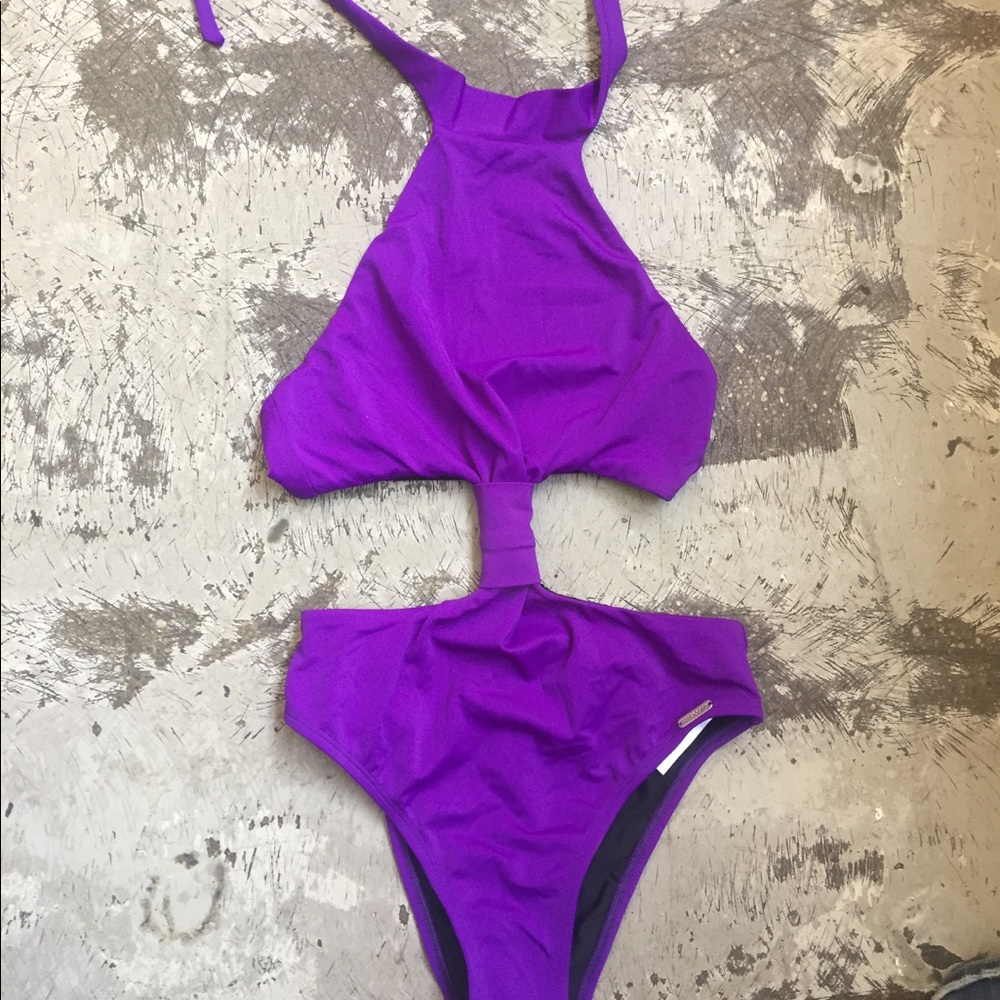 Free society, One piece halter swim suit